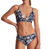 Allora Floral Triangle Bikini Top