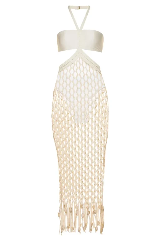 Beaded Cover Dress