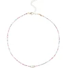 Beaded Pearl Necklace