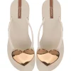 Bold Heart Flip Flops