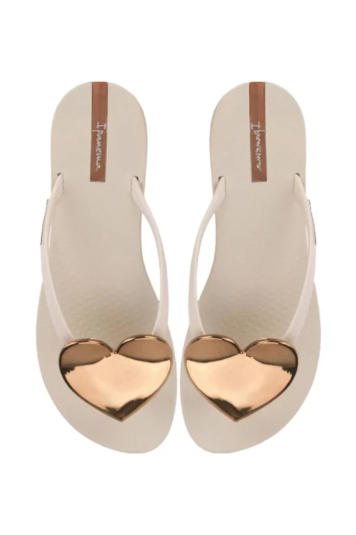 Bold Heart Flip Flops