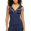 Cabana Ruffle Tankini Top