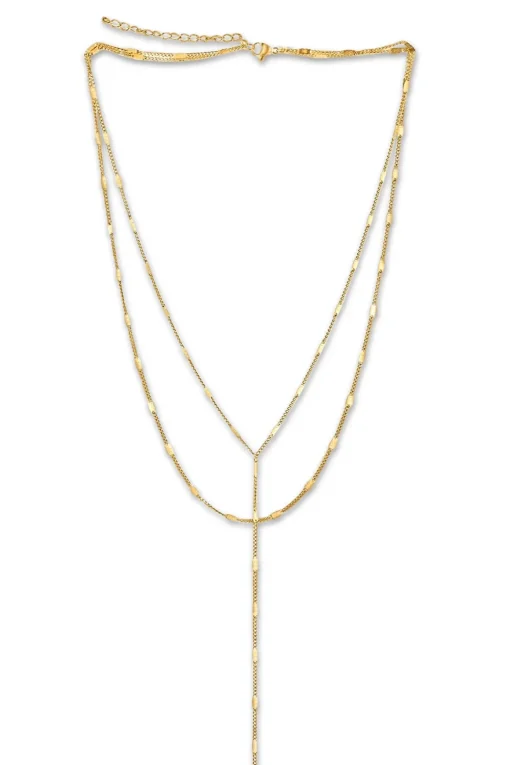 Camilla Dainty Lariat Chain Necklace