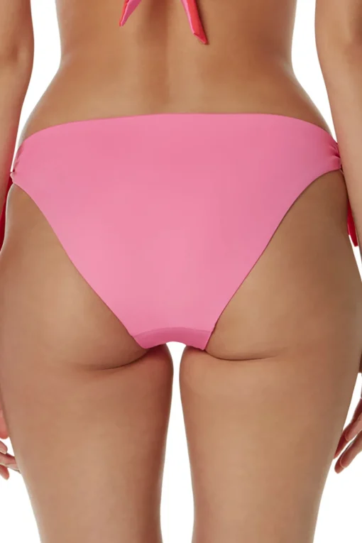 Coral Reversible Tie Side Bikini Bottom