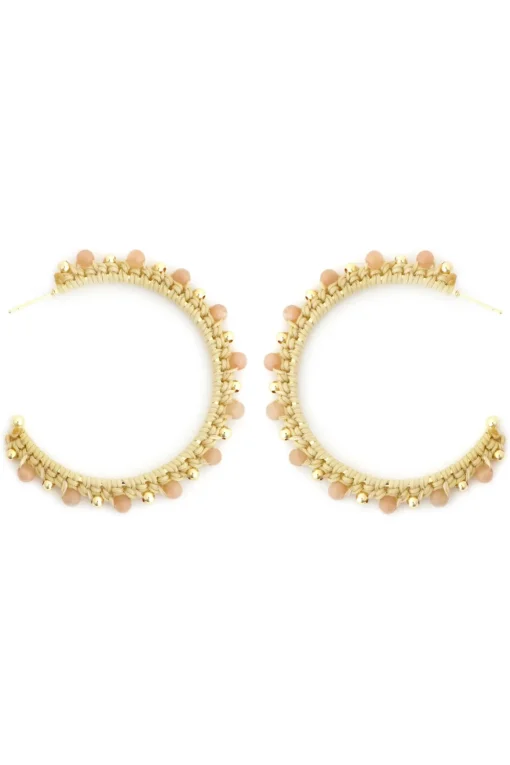 Crochet Hoop Earrings