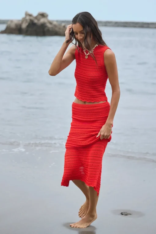 Crochet Midi Skirt