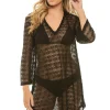 Crochet V-Neck Tunic