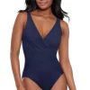Crossover Surplice One Piece Swimsuit