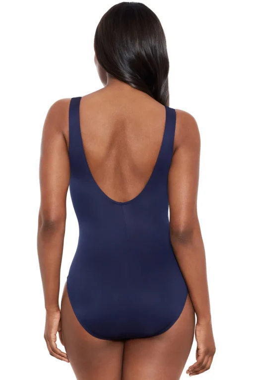 Crossover Surplice One Piece Swimsuit