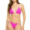 Foilie Triangle Reversible Bikini Top