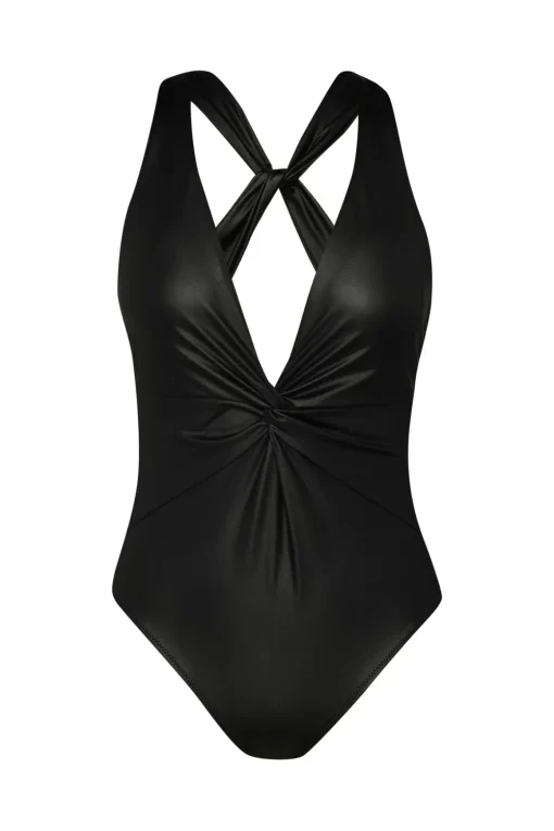 Hadley Twist Plunge One Piece Swimsuit