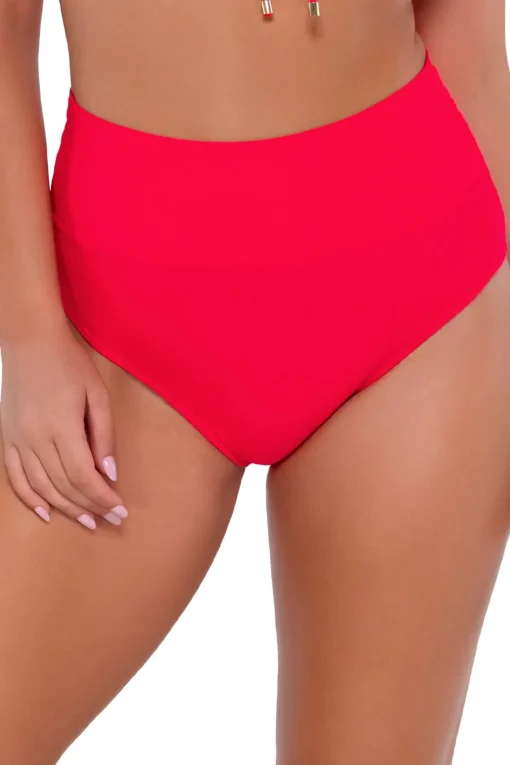 Hannah Banded High Waist Bikini Bottom