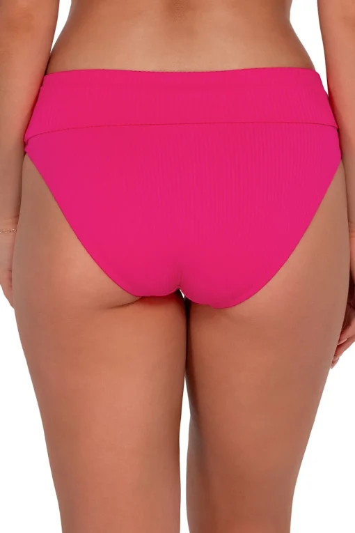 Hannah High Waist Banded Bikini Bottom
