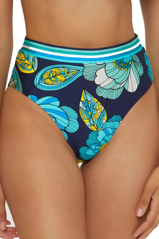 High Waist Banded Bikini Bottom
