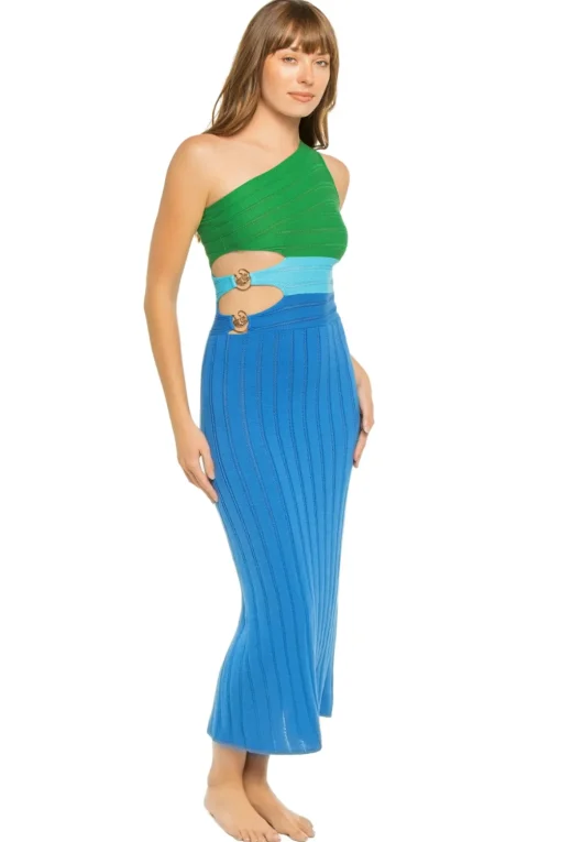 Lauren Asymmetrical Maxi Dress