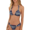 Lurex Bia Sliding Halter Bikini Top