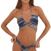 Lurex Gi Bandeau Bikini Top