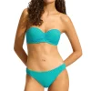 Mesh Effect Bandeau Bikini Top