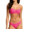 Mesh Effect Bandeau Bikini Top
