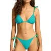 Mesh Effect Triangle Bikini Top