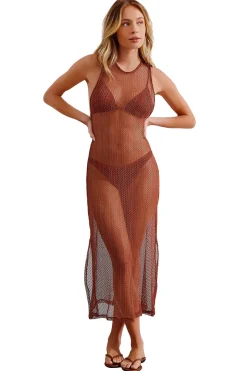 Mesh Midi Dress