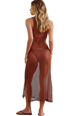 Mesh Midi Dress