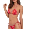 Mesh Triangle Bikini Top