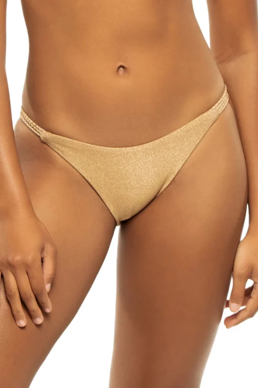 Metallic Brazilian Bikini Bottom