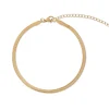Nic Herringbone Chain Anklet