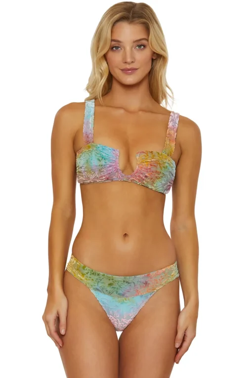 Ombre Burnout Underwire Bikini Top