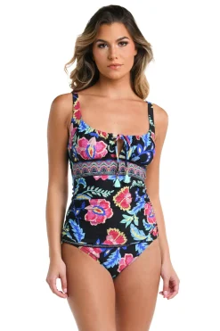 Over The Shoulder Tankini Top