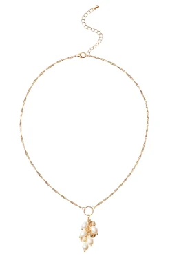 Pearl Cluster Necklace