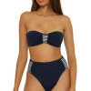 Pleated Bandeau Bikini Top
