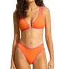 Ring Front Bralette Bikini Top