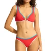 Ring Front Bralette Bikini Top