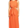 Romina Linen Maxi Dress