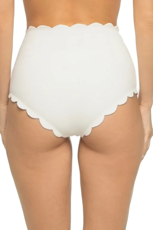 Santa Monica Scallop High Waist Bikini Bottom