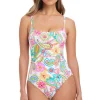 Scoop Neck One Piece Swimsuit