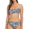 Shirred Bandeau Bikini Top