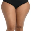 Shirred Banded High Waist Bikini Bottom