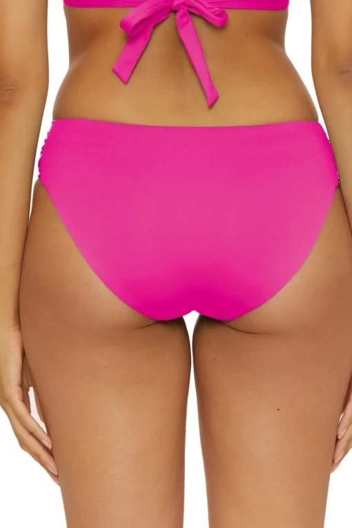 Shirred Tab Side Hipster Bikini Bottom