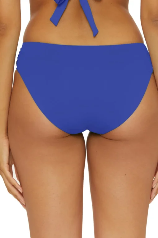 Shirred Tab Side Hipster Bikini Bottom