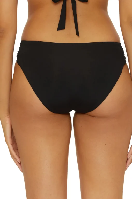 Shirred Tab Side Hipster Bikini Bottom