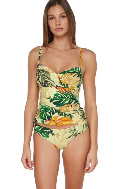 Simone Convertible Strap Tankini Top