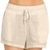 Tie Front Shorts