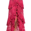 Tiered Lace Maxi Skirt