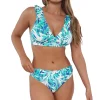 Willa Wireless Bralette Bikini Top (D+ Cup)