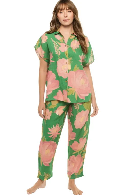 Winter Garden Button Up Boy Shirt