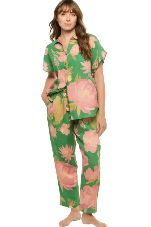 Winter Garden Button Up Boy Shirt