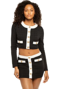 Adaline Colorblock Swim Cardigan